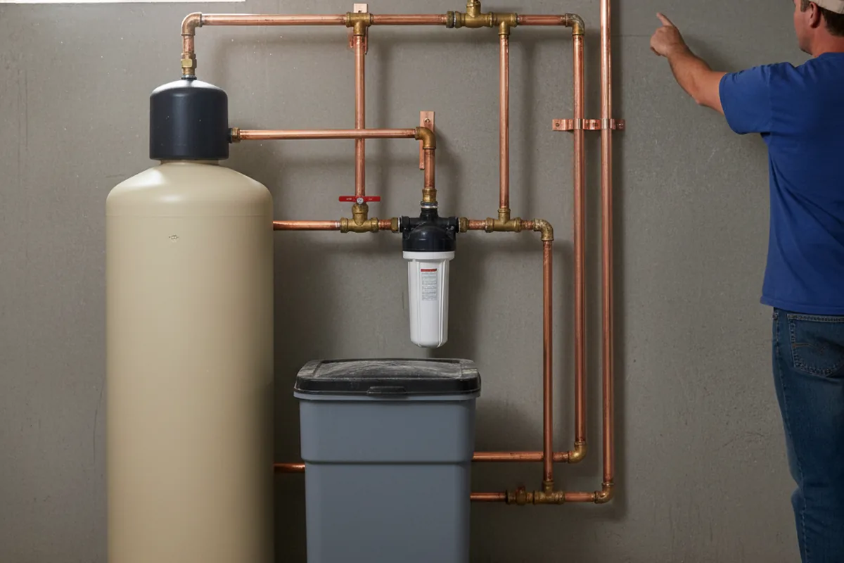 Whole-house water treatment system installed in Fowlerton